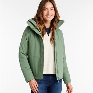 L.L.Bean Back Bay Insulated Jacket – Sea Green | Women’s Large (Regular)